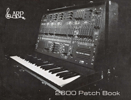 ARP 2600 Patchbook