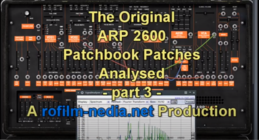 ARP 2600 patches