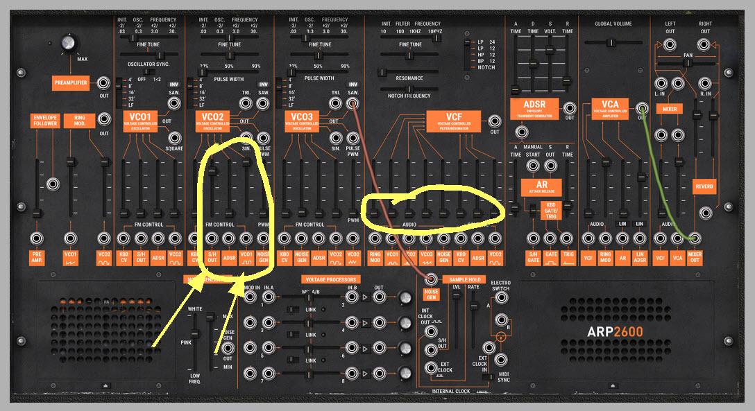 ARP 2600 Prancing Raindrops VCO 2
