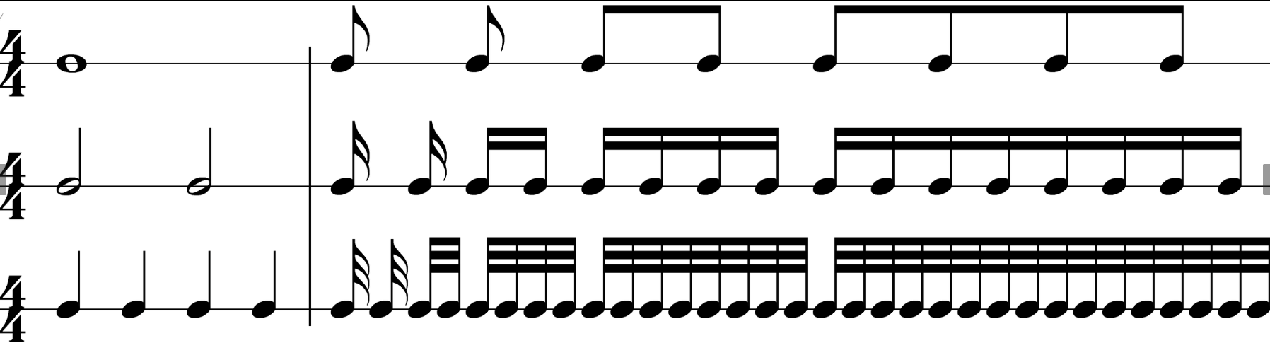 consecutive notes
