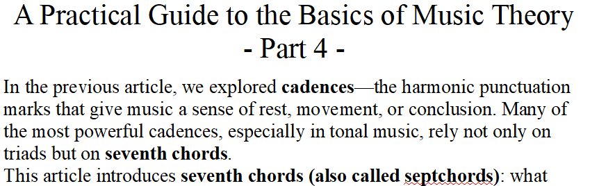 music theory