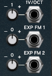 zeroscillator exponential fm inputs